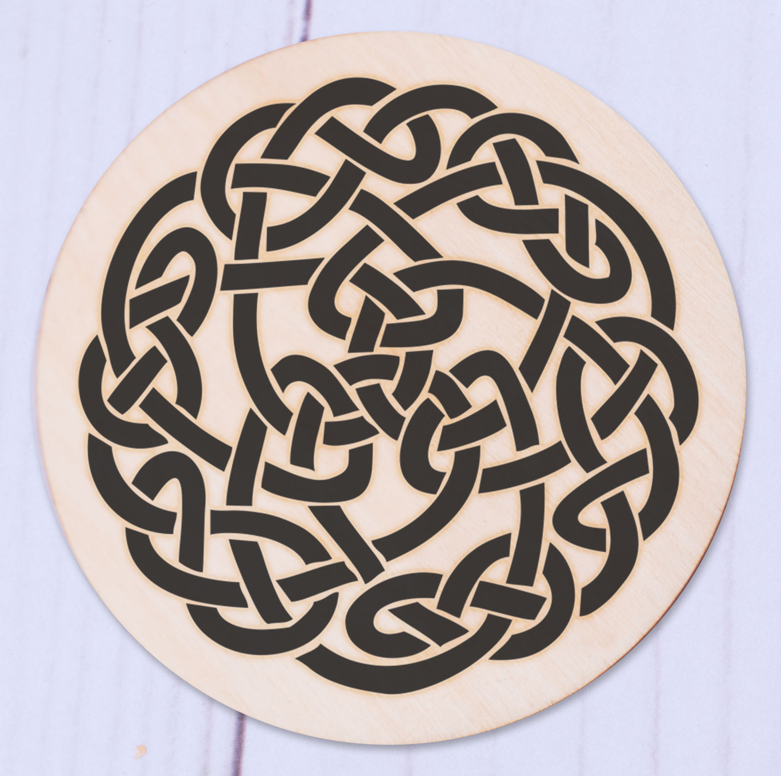 Celtic Knot Coaster - MV Design.